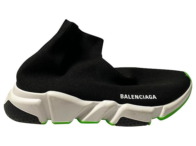 Balenciaga Speed Trainers in Black Polyamide Viscose  ref.410077