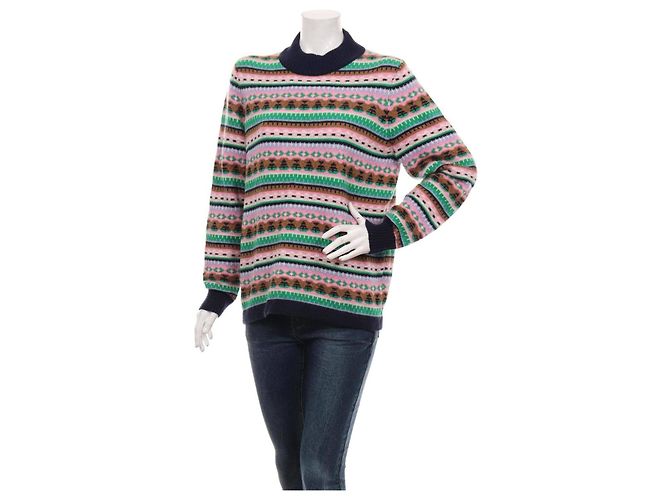 J.Crew Wollpullover mit Nylon Größe L Mehrfarben 