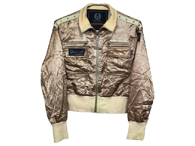 [Used] Belstaff nylon jacket size St205-3193 Bronze Cotton  ref.410462