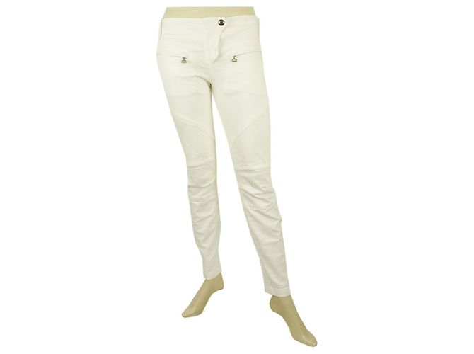 Calças de algodão jeans skinny branco Dondup sz 27 Código 3844432