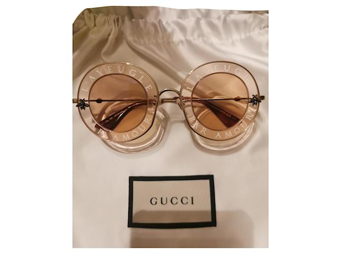 Gucci Rosa Plástico  ref.410875