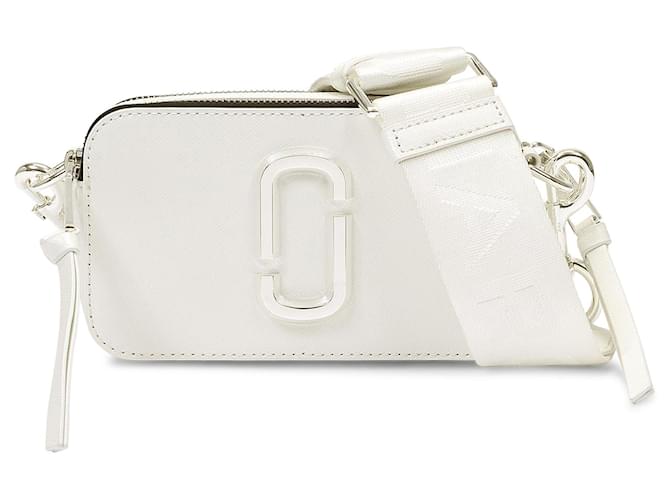 Marc Jacobs Snapshot Bag in White Leather ref.411639 - Joli Closet