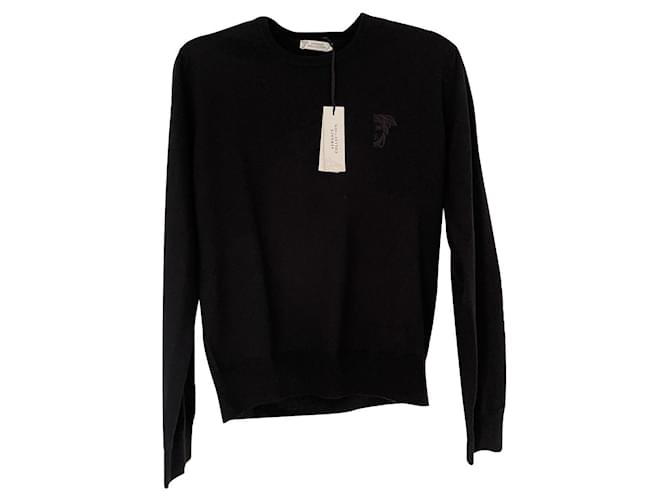 Versace Sweaters Black Wool  ref.411673