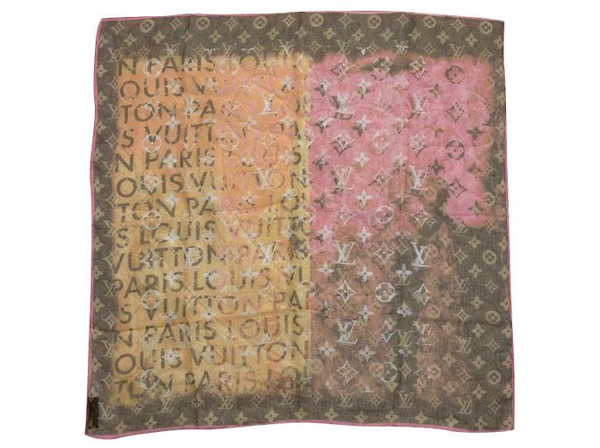 Graffiti di Louis Vuitton Rosa Seta