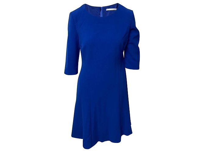Hugo Boss Dasona Kleid aus blauem Polyester