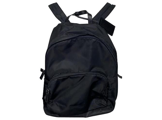 Prada Zip Around Backpack in Black Nylon  ref.411933