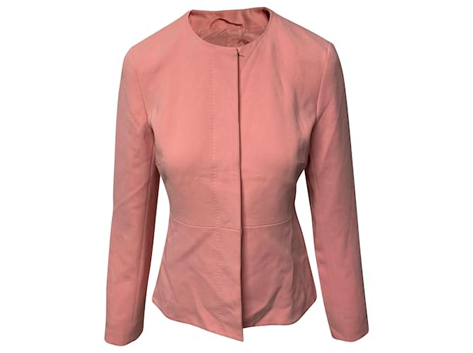 Max Mara Operoso Blazer in Pink Polyester Blend Synthetic Triacetate  ref.411992