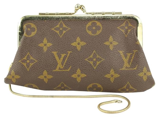 Louis Vuitton Pochette French Twist con monograma y cadena Kisslock Pochette  ref.412054