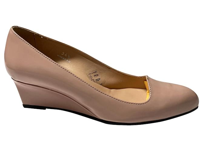 Tod's Pointed Wedge in Pink Leather  ref.412060