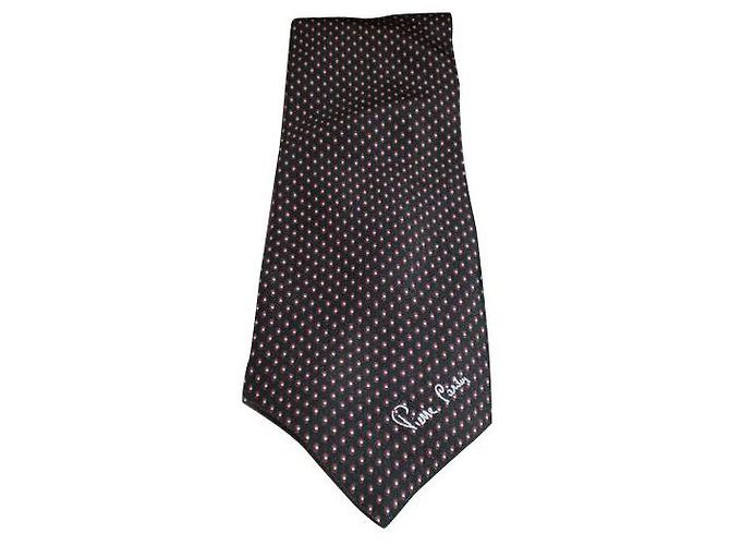 vintage silk tie pierre cardin tb condition Red