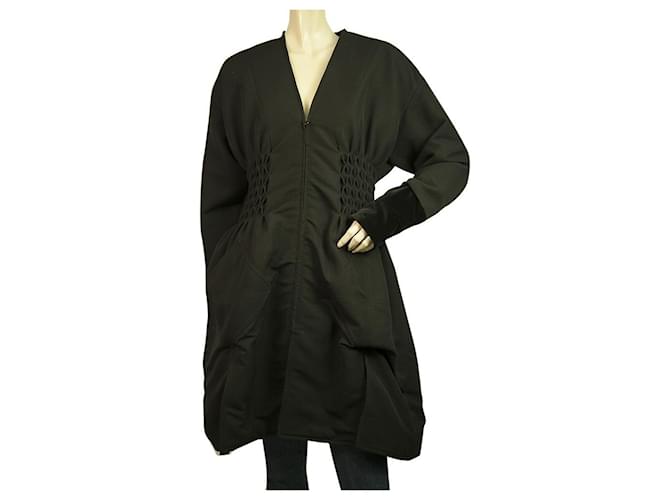 Christian Lacroix Coats, Outerwear Black Wool  ref.412282