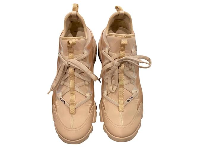 Christian Dior Sneakers Light brown Leather  ref.412291