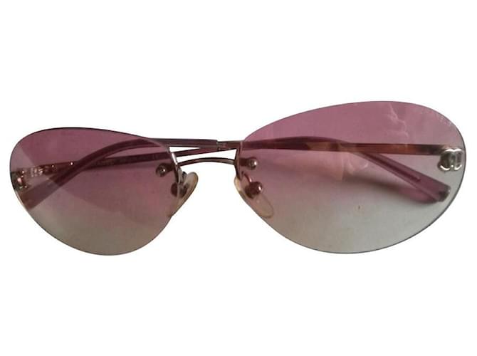 Chanel Sonnenbrille Pink  ref.412340