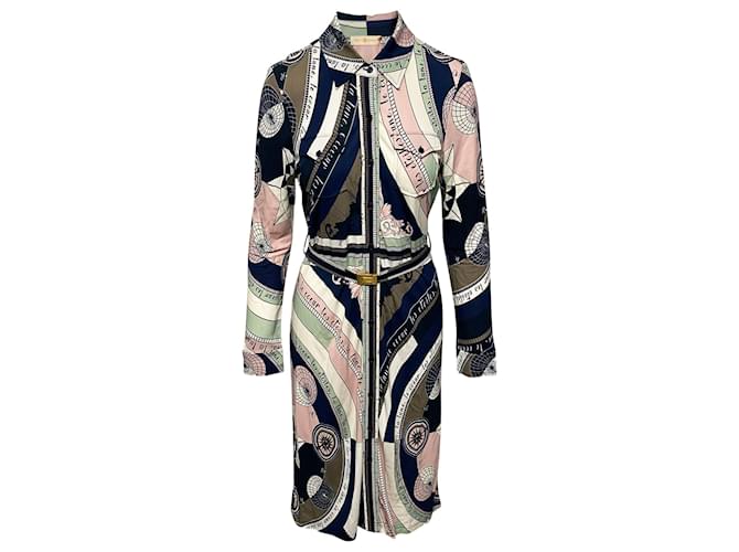 Tory Burch Constellation Midi Dress in Multicolor Viscose Multiple colors  Cellulose fibre  - Joli Closet