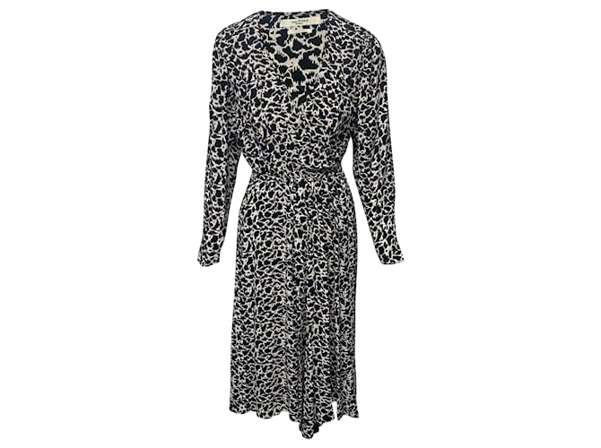 Isabel Marant Etoile Serali Dress in Black Viscose Cellulose fibre  ref.412435
