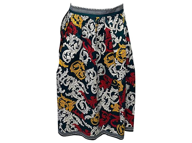 Mary Katrantzou Printed Skirt in Multicolor Cotton Multiple colors  ref.412458