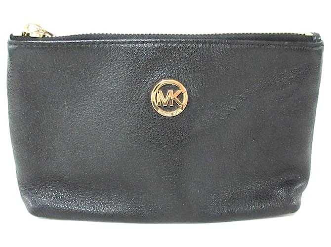 Michael kors clearance black clutch bags