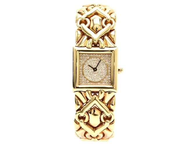Bulgari Bvlgari Diamond And Gold Trika Wristwatch Yellow Yellow gold  ref.413042