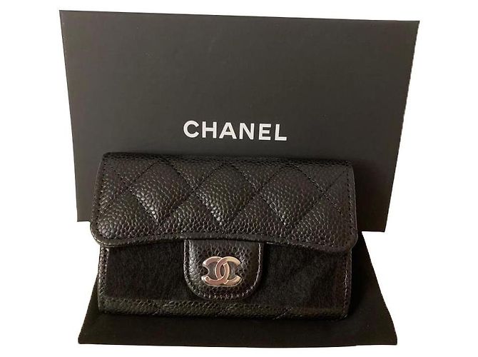 Executive Chanel Small Wallet timeless Black