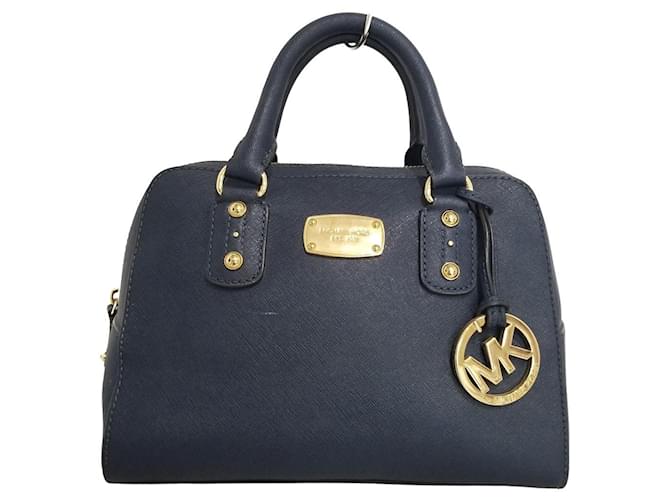 Michael Kors Handbag 35S7SBFL2T Navy Leather Shoulder Bag Tassel Chain  Ladies MICHAEL KORS | eLADY Globazone
