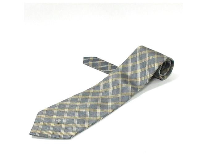 Burberry Tie Grey Silk  - Joli Closet