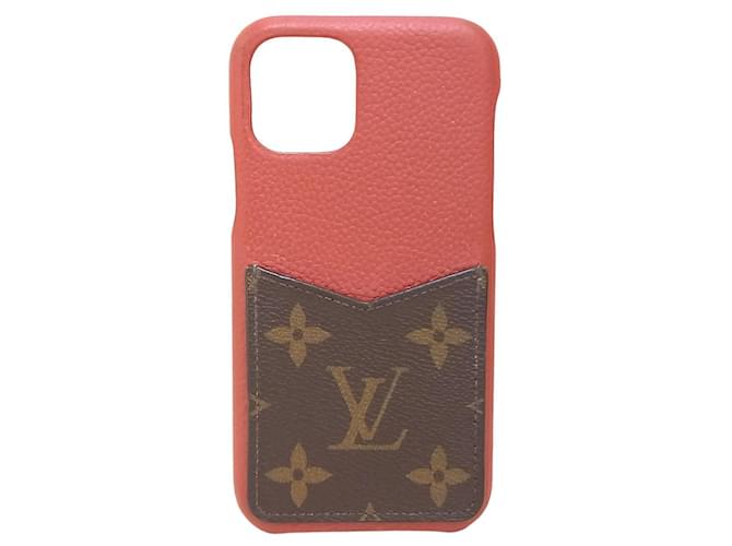 Louis Vuitton Etui Iphone Red Leather ref.413707 - Joli Closet