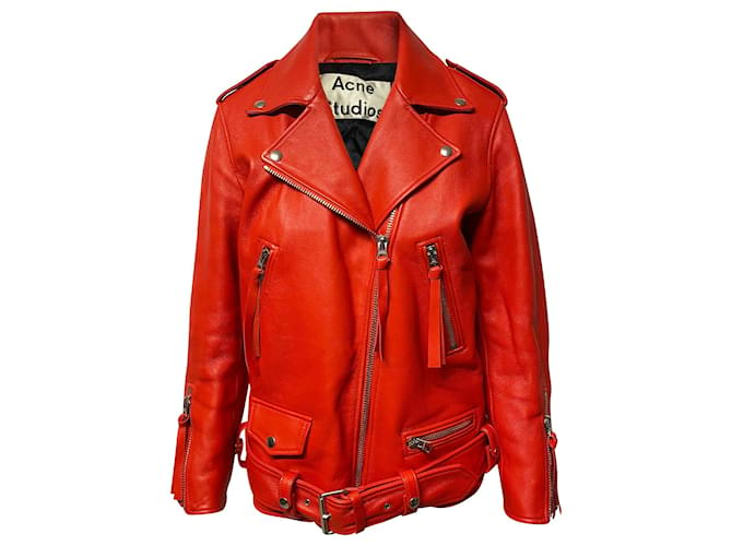 ACNE STUDIOS Leather biker jacket