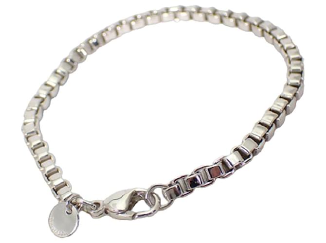 Tiffany & Co [used] TIFFANY / Tiffany SV925 Venetian bracelet Silvery Cloth  ref.414051