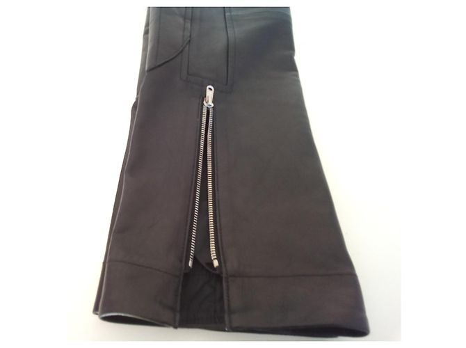 Chloé Black lambskin pants in excellent condition