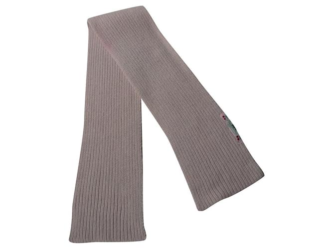BONPOINT Pale pink scarf in good condition Cashmere Wool  ref.414078