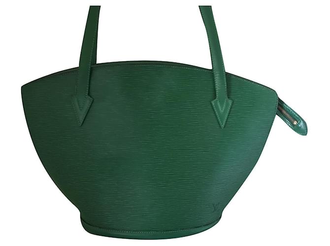 Louis Vuitton Bolsas Verde escuro Couro  ref.414245