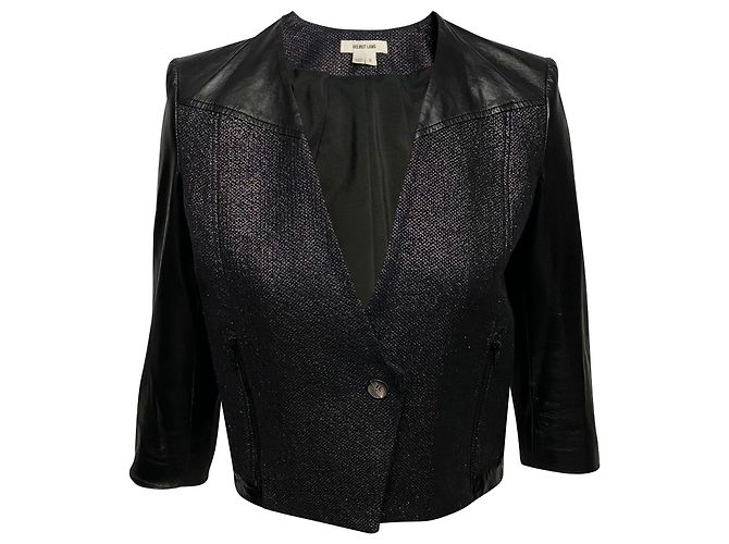 Giacca Helmut Lang Shy in cotone nero