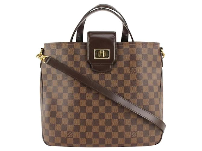 Louis Vuitton Damier Ebene Rosebery 2Way Tote Bag Leather  ref.414482