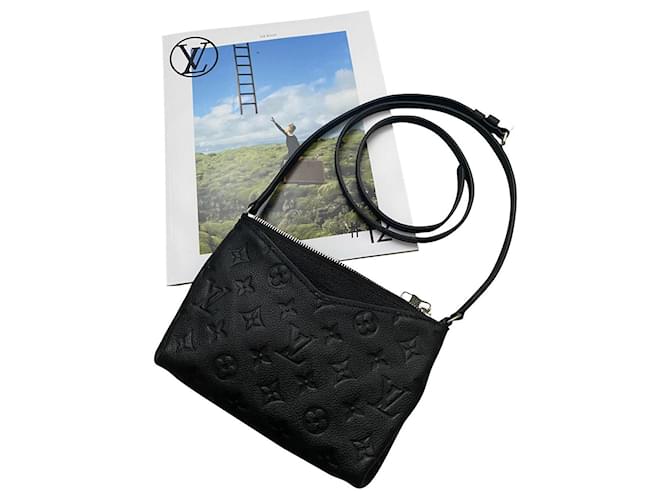Louis Vuitton Pallas Black Leather  ref.414590