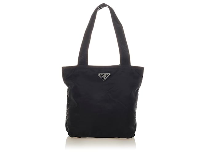 Prada Tessuto Ricamo Trompe L'oeil Tote - ShopStyle