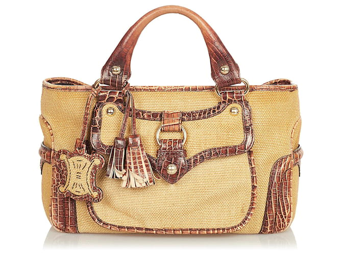 Celine Boogie Raffia hotsell Handbag