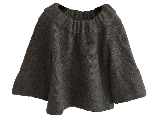 Ba&Sh 70% Wolle 30% Alpaka. Size 1. In einwandfreiem neuwertigem Zustand. Grau Anthrazitgrau