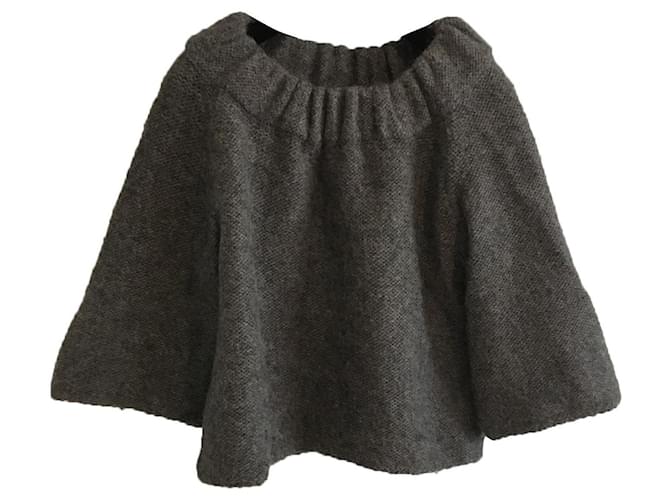 Ba&Sh 70% wool 30% alpaca. Size 1. In perfect as-new condition. Grey Dark grey  ref.415096