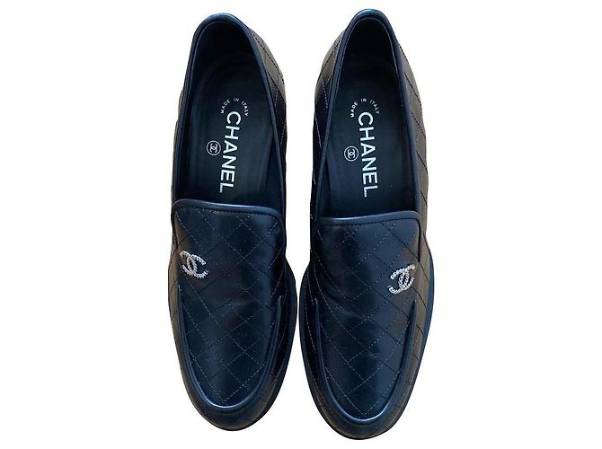 Cambon Chanel Mocassins Noir