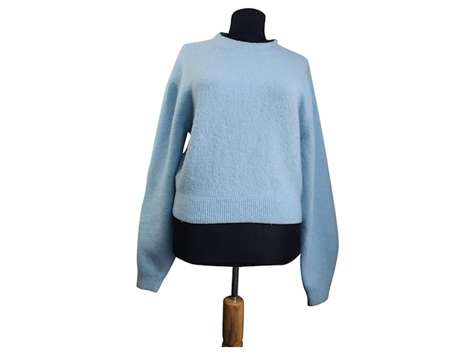 & Other Stories hellblauer Wollmischung Pullover 