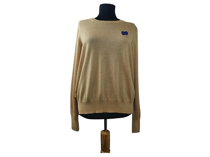 Baum und Pferdgarten Merino Wollpullover beige XL