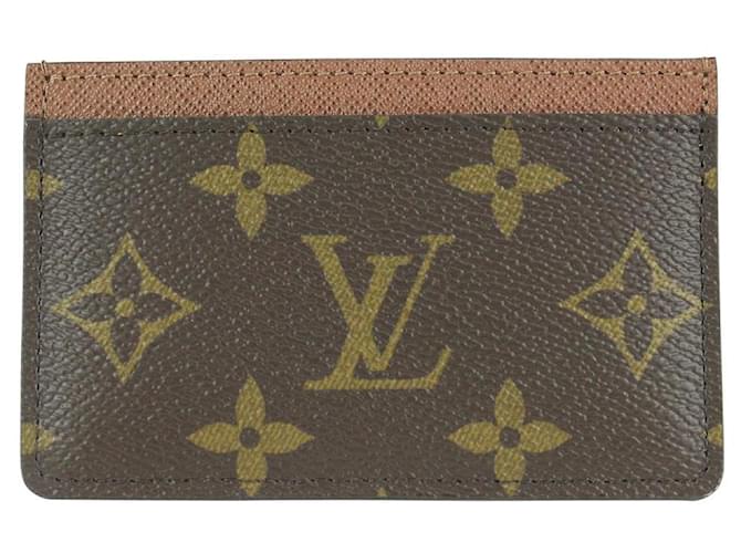 LOUIS VUITTON Portefeiulle Compact Wallet Purse Monogram Macassar