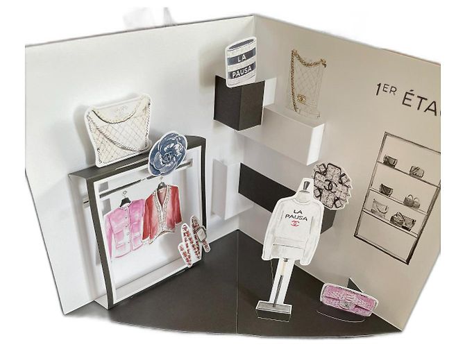 Chanel Modell 3D 19 Cambon Weiß