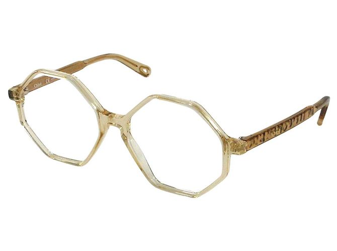 Chloé glasses Golden Plastic