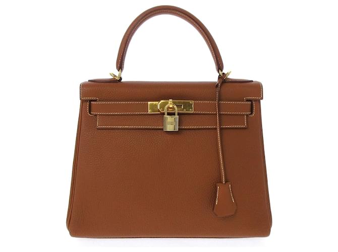 Hermès hermes kelly Marrone Pelle  ref.416294