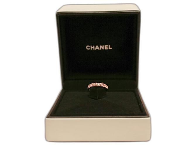 Chanel Coco Crush or beige et diamants  ref.416782