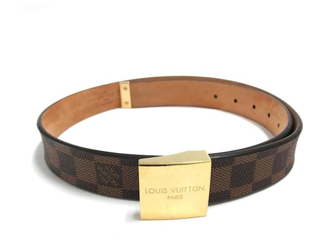 Louis Vuitton Monogram Canvas Buckle Belt Size 100