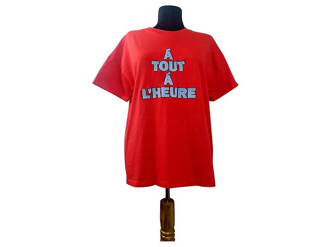 Gestuz A Tout A L'heure T-Shirt Rot Baumwolle