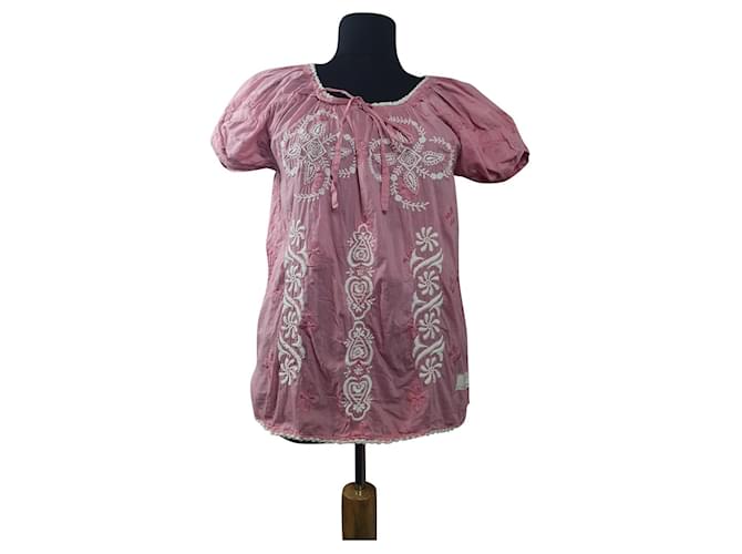 Odd Molly Tops Pink Cotton  ref.417379