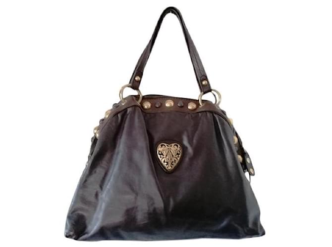 Gucci Handbags Chocolate Lambskin  ref.417383